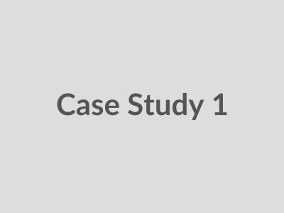 Manufacturing Case Study